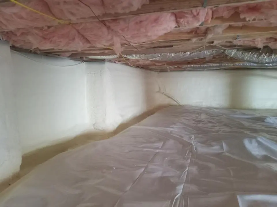 Crawl space encapsulation with closed-cell spray foam for Metal Roof Coating in Burien